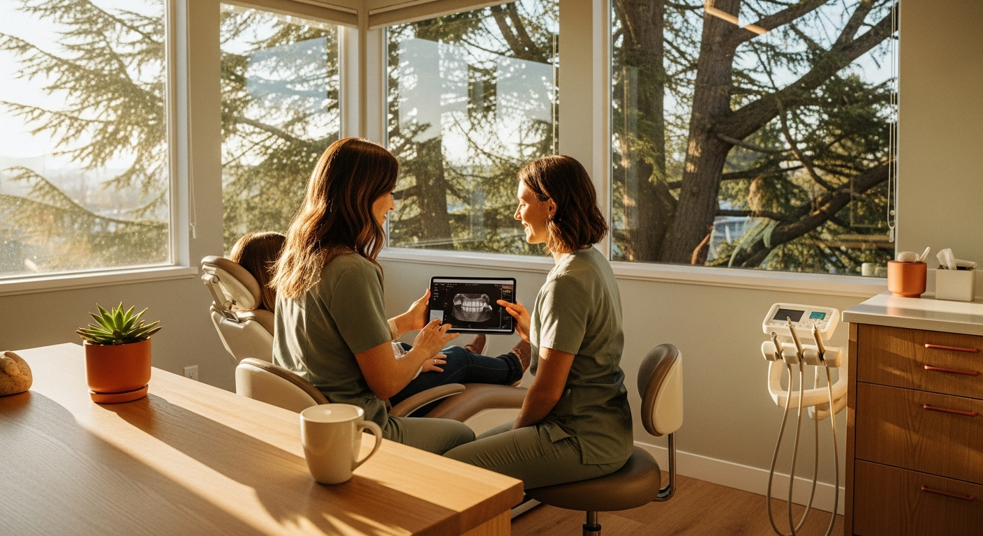 Enlighten Dental — warm editorial concept photography